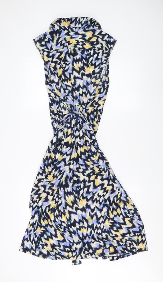 Monsoon Women's Multicoloured Collared XL Dress