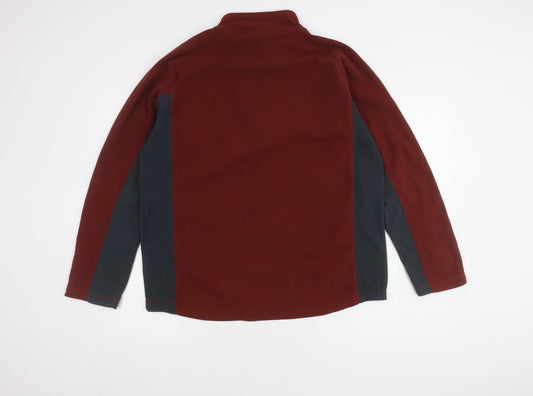 Mens UK Size M Peter Storm Red Henley Sweatshirt