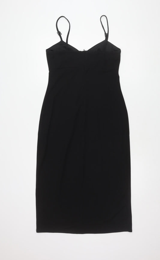 Long Tall Sally Women's Black Slip Dress Size 12