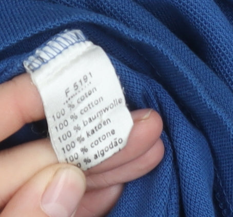 Lacoste Men's Blue Long Sleeve Polo Shirt - Size 5