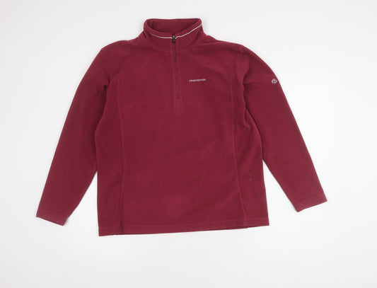 Womens UK Size 12 Craghoppers Red Pullover Sweatshirt