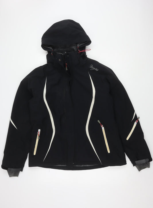 Womens UK Size 14 TOG24 Black Rain Coat