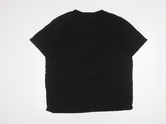 Tu Women's Barbie Black XL Crew Neck T-Shirt