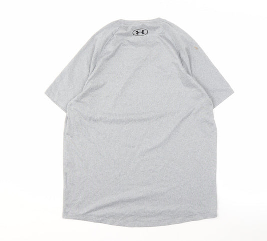 Under Armour Men's Grey T-Shirt - Size S, Activewear