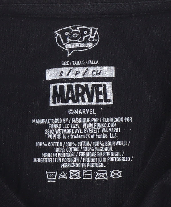 Marvel Men's Black Graphic Venom T-Shirt, Size S