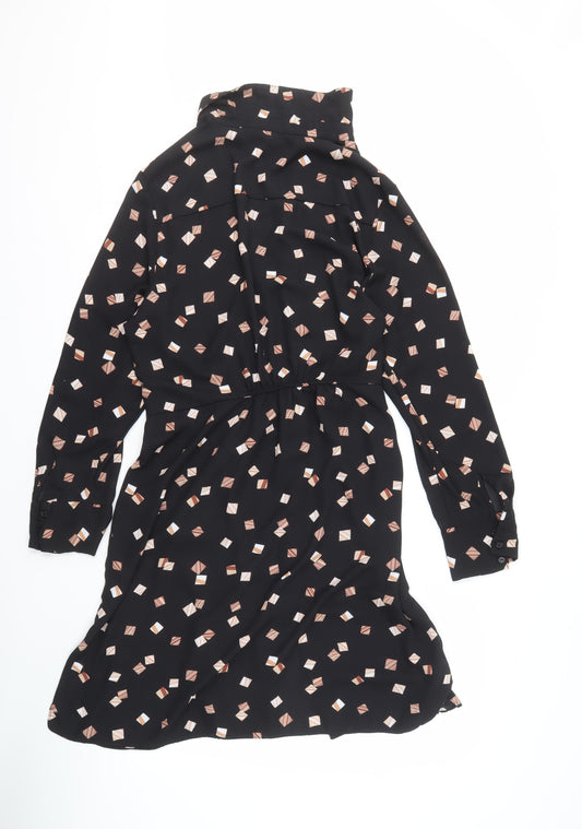 Principles Women's Black Geometric Dress, Size 18