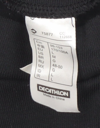 Decathlon Men's Black Long Sleeve Activewear Top