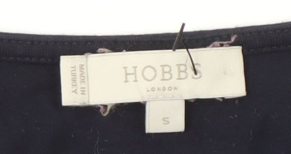 Womens UK Size S Hobbs Blue Basic Blouse