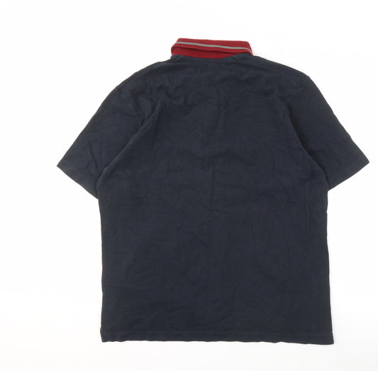 JW Anderson x UNIQLO Men's Blue Polo Shirt Size M