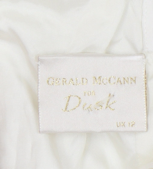 Gerald McCann White Dress Women's Size 12 Sleeveless