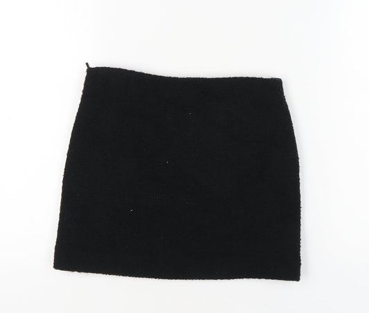 MNG Women’s Black Pencil Skirt XS Cotton Blend