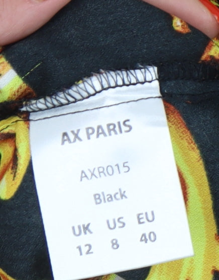 AX Paris Women's Black Short Dress Size 12