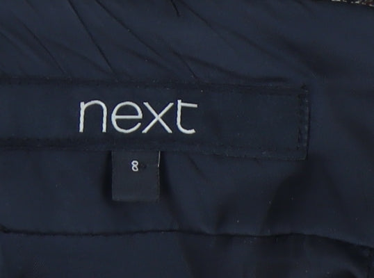 Next Women Multicoloured Plaid Knee Length Skirt 8