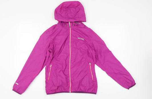 Womens UK Size 10 Regatta Purple Windbreaker Coat