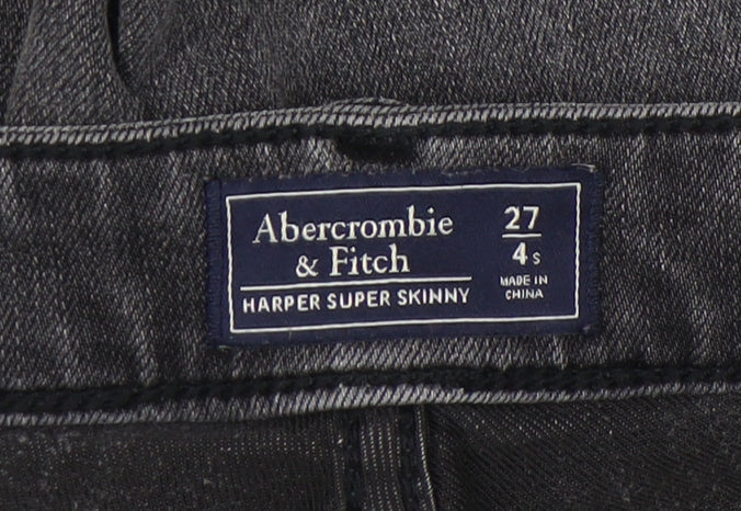 Abercrombie & Fitch Grey Skinny Jeans for Women, Size 27