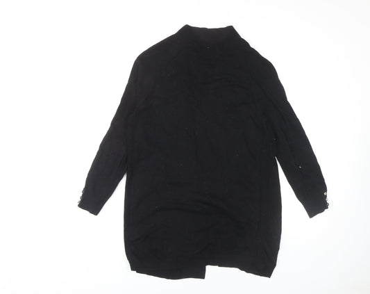 Womens UK Size 10 Marks and Spencer Black Cardigan Jumper