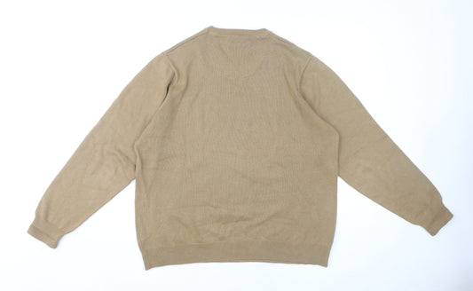 Womens UK Size L Marks and Spencer Beige Pullover Jumper