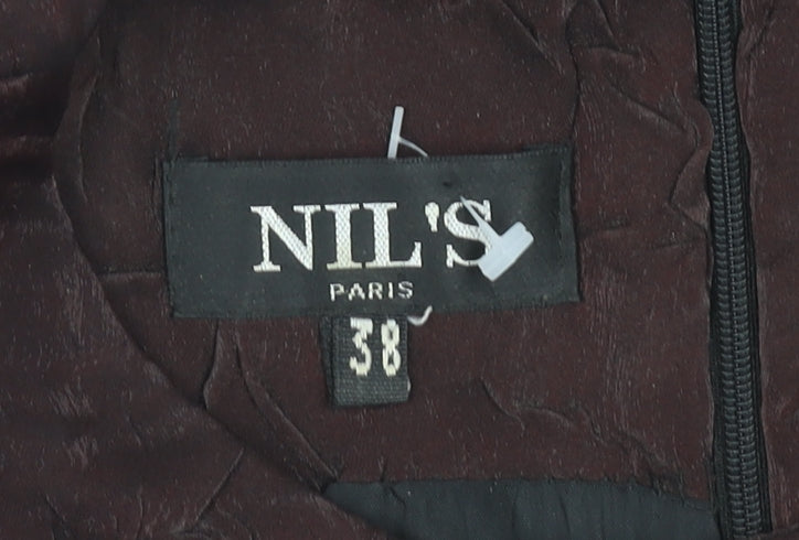 NIL'S Paris Women's Brown Sheath Dress Size 10