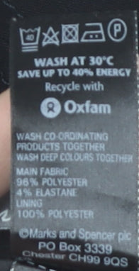 Marks & Spencer Women's Black Pencil Skirt Size 12