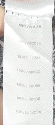 Apricot Women's Geometric Blue Skirt, Size 12