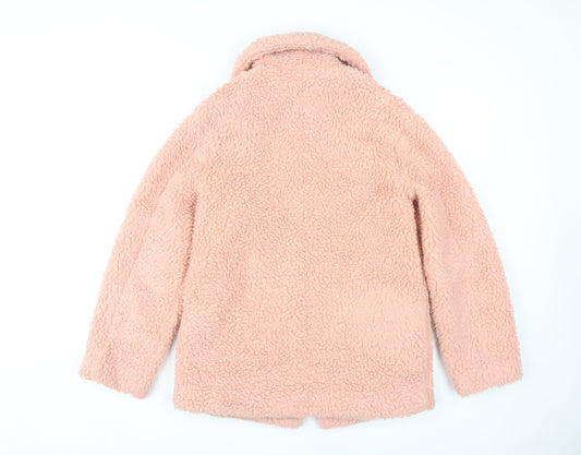 Womens UK Size 6 Topshop Pink Basic Jacket