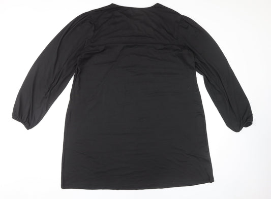 Woolworths Women's Black Shift Dress L