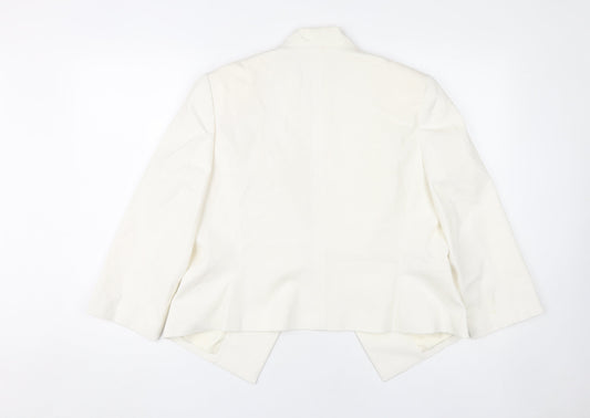 Marks and Spencer Ivory Women's Blazer, Size 16