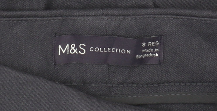 Womens UK Size 8 Marks and Spencer Ankle Blue Trousers