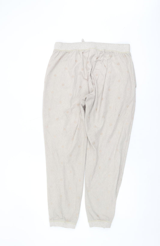 Womens UK Size M NEXT Regular Fit Jogger Beige Trousers