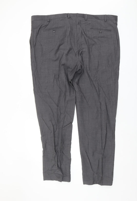 Marks and Spencer Men's Grey Wool Dress Pants 42R