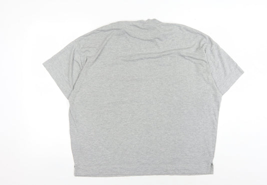 Unisex Adults UK Size M COLLUSION Grey T-Shirt