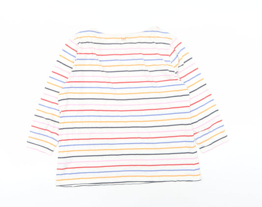 Womens UK Size 16 Crew Clothing Company Multicoloured Basic T-Shirt