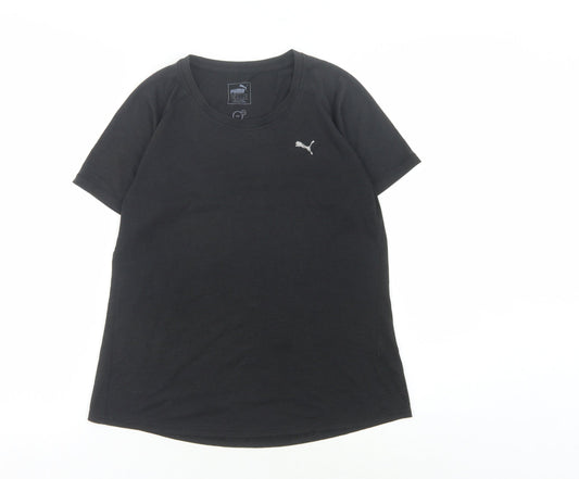 Womens UK Size 12 PUMA Black Gym & Training T-Shirt