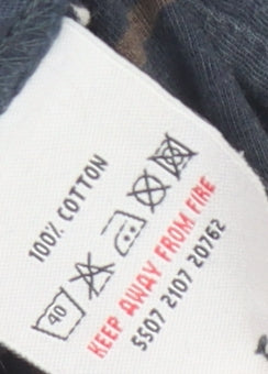 White Stuff Men's Blue Striped Polo Shirt M Casual