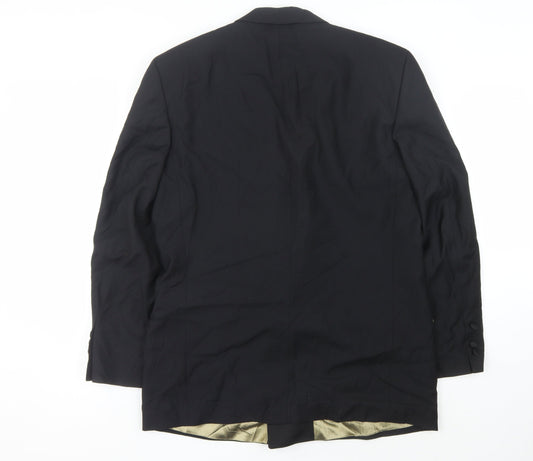 Mens UK Size 40 Van Gils Regular Black Suit Tuxedo