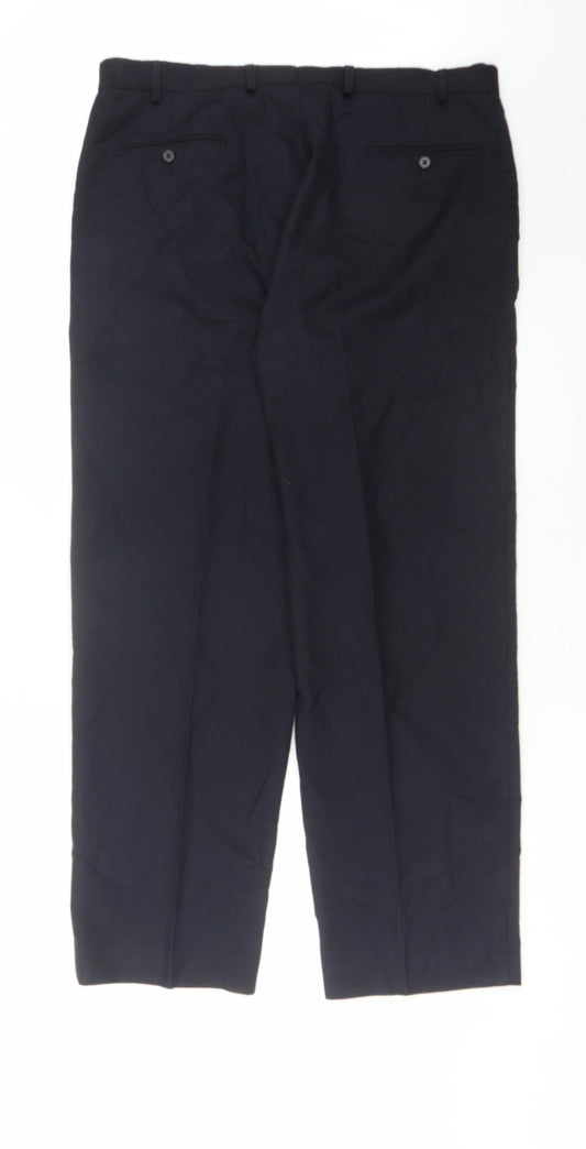 Slaters Men's Black Trousers Size 38R