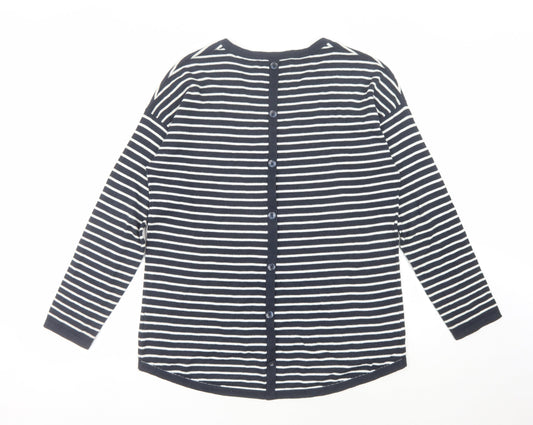Womens UK Size M Paul Costelloe Blue Pullover Jumper