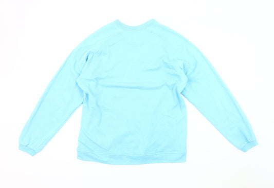 Mens UK Size M Champion Blue Pullover Sweatshirt