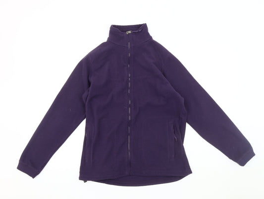 TOG24 Women's Purple Fleece Jacket Size 10/12