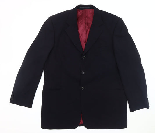 Mens UK Size 42 Austin Reed Regular Blue Suit Jacket