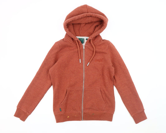 Womens UK Size 10 Superdry Red Basic Jacket