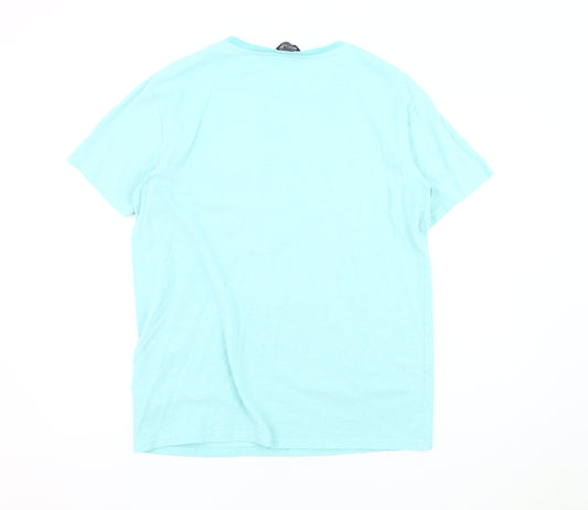 Regatta Men's Blue Crew Neck Short Sleeve T-Shirt L