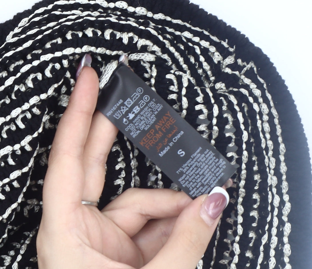 Karen Millen Women's Black Vest Jumper Size S