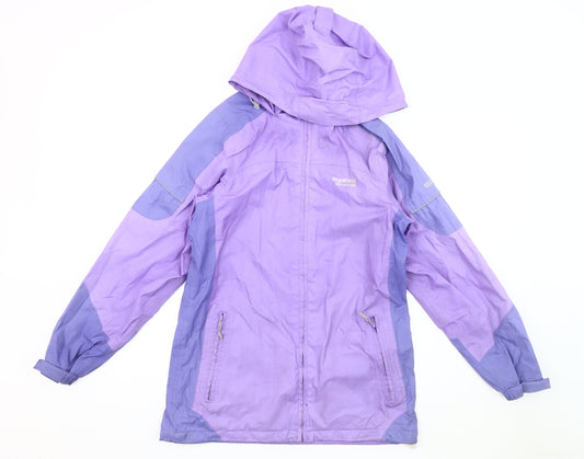 Womens UK Size 8 Regatta Purple Rain Coat