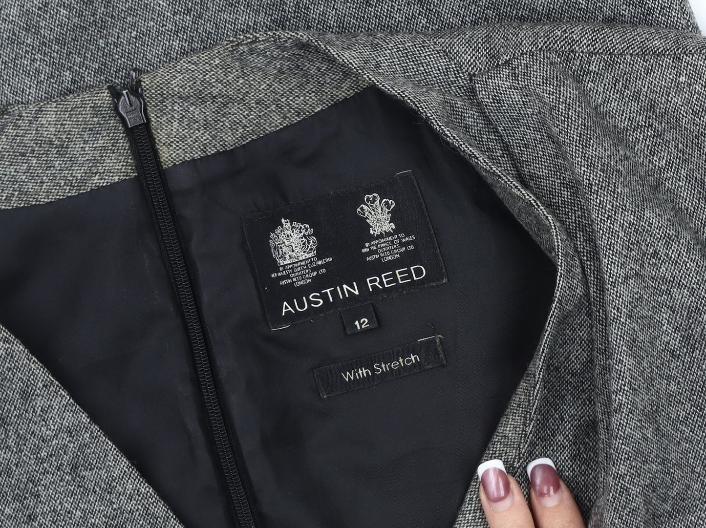 Austin Reed Women's Grey Business Dress, Size 12