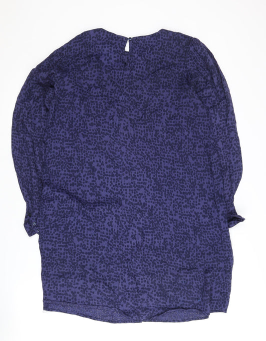 Next Women's Purple Long Sleeve Dress - Size 10