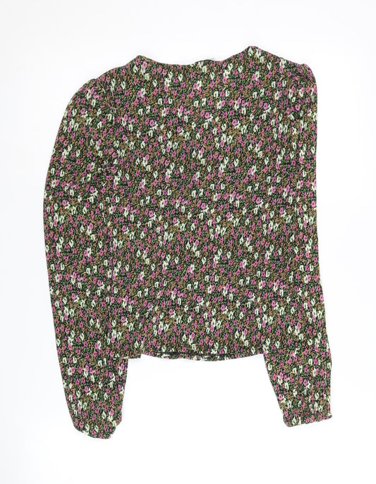 Womens UK Size 12 MNG Multicoloured Basic Blouse
