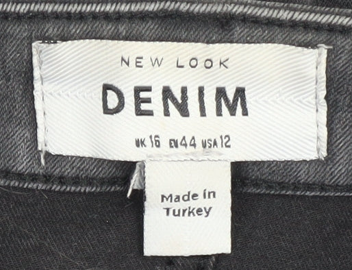 New Look Women's Black Denim Jeans Size 16