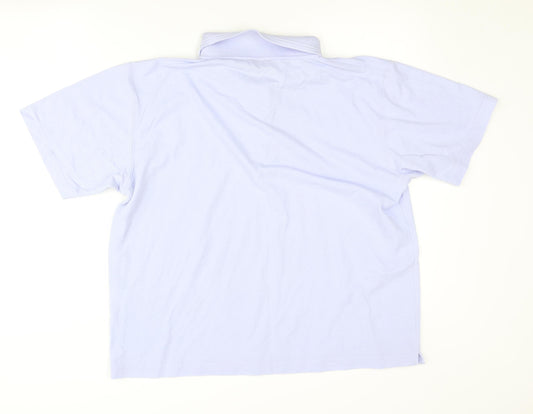 Womens UK Size L Bonmarché Blue Basic Polo