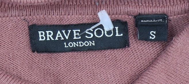 Brave Soul Men's Long Sleeve Polo S